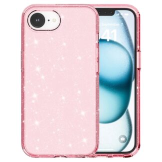 Apple Iphone 16e / Iphone SE (2025) Shining silikoonkaitse roosa