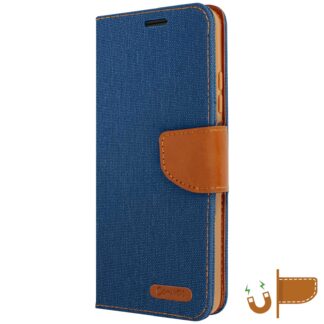 Samsung S8 Plus / G955 Canvas kaitsekott sinine