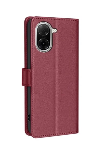 Xiaomi Redmi A5 (4G) / Poco C71 Fancy Leather kaitsekott veinipunane - Image 3