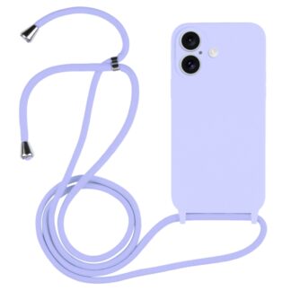 Apple Iphone 16 Crossbody silikoonkaitse lilla