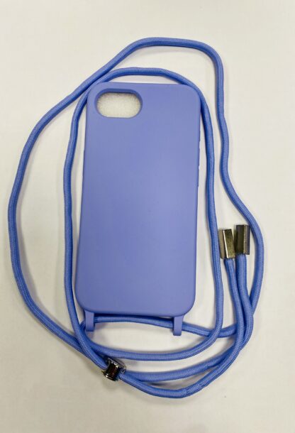 Apple Iphone 16e Crossbody silikoonkaitse lilla