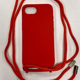 Apple Iphone 16e Crossbody silikoonkaitse punane
