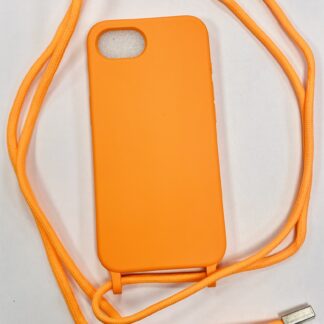 Apple Iphone 16e Crossbody silikoonkaitse oranz