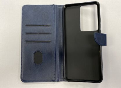 Xiaomi Redmi Note 14 (5G) / Poco M7 Pro (5G) Fancy Leather kaitsekott sinine - Image 3