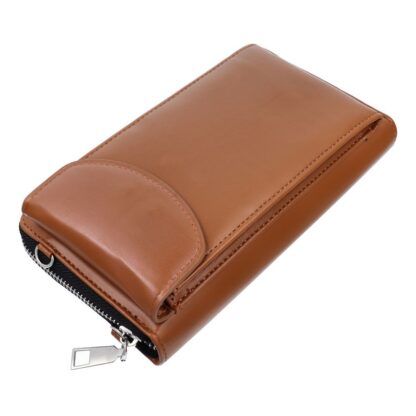 Universaalne Leather 2in1 kaitsekott-rahakott pruun - Image 6