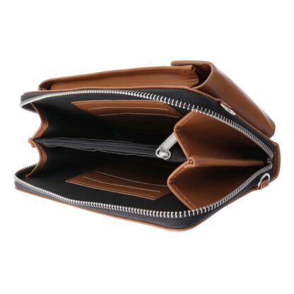 Universaalne Leather 2in1 kaitsekott-rahakott pruun - Image 7