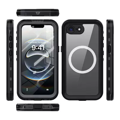 Apple Iphone 16e / SE (2025) Waterproof Magsafe veekindel ümbris must - Image 2