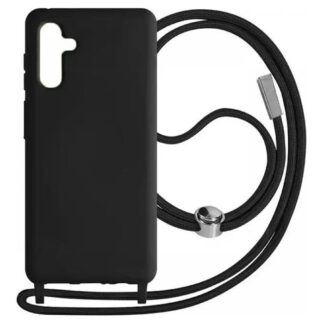 Samsung A36 (5G) / A366 Crossbody silikoonkaitse must