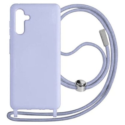 Samsung A36 (5G) / A366 Crossbody silikoonkaitse lilla