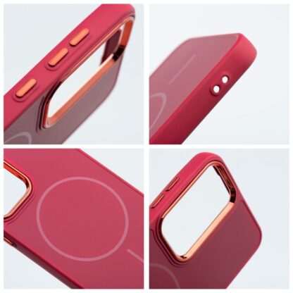 Samsung A16 (4G) / (5G) Rubber Magsafe silikoonkaitse tumepunane - Image 2