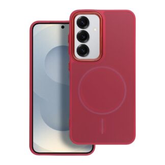 Samsung A16 (4G) / (5G) Rubber Magsafe silikoonkaitse tumepunane