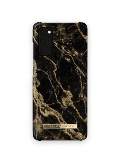 Samsung S20 Plus / G986 Ideal Plastikatagus Golden Smoke Marble