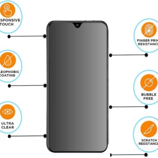 Xiaomi Redmi Note 14 (4G / 5G) / Poco M7 Pro (5G) 6D Full Matt kaitseklaas