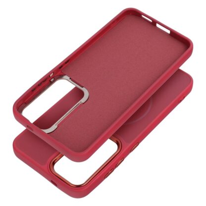Samsung A16 (4G) / (5G) Rubber Magsafe silikoonkaitse tumepunane - Image 3