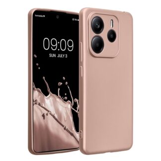 Xiaomi Redmi Note 14 (5G) Matt silikoonkaitse rosegold