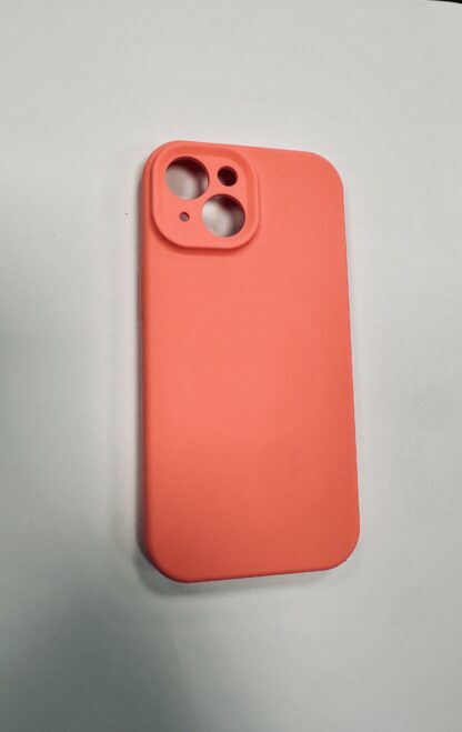 Apple Iphone 15 Rubber Magsafe silikoonkaitse tumeroosa