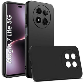 Honor Magic 7 Lite (5G) / Honor X9c (5G) / Honor X60 Pro (5G) silikoonkaitse must