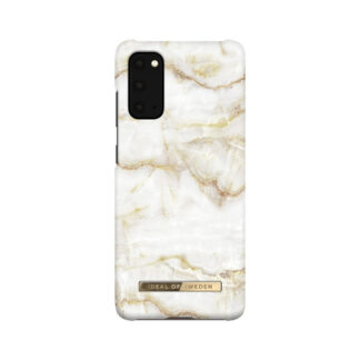 Samsung S20 / G981 Ideal Plastikatagus Golden Pearl Marble
