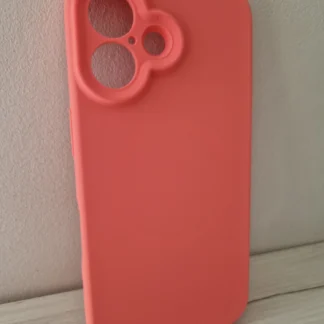 Apple Iphone 16 Rubber Magsafe silikoonkaitse tumeroosa