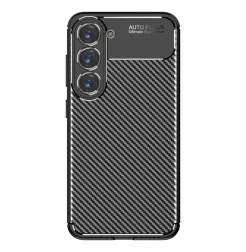 Samsung S24 FE (5G) / S721 Carbon Premium silikoonkaitse must