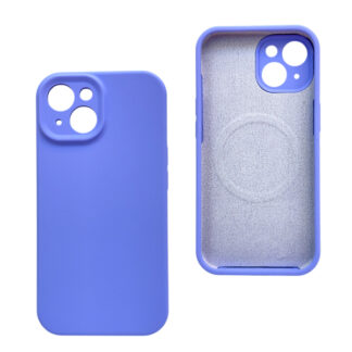 Apple Iphone 15 Rubber Magsafe silikoonkaitse lilla