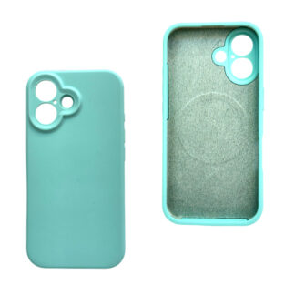 Apple Iphone 16 Rubber Magsafe silikoonkaitse roheline