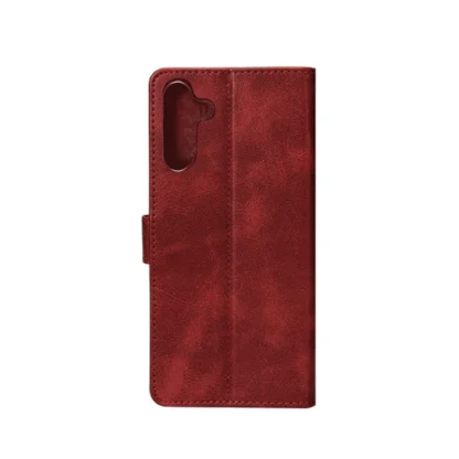 Samsung A54 / A546 Fancy Leather kaitsekott veinipunane - Image 3