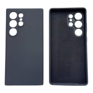 Samsung S24 Ultra (5G) / S928 Rubber Magsafe silikoonkaitse must