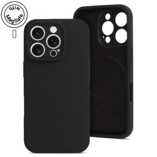 Apple Iphone 15 Pro Rubber Magsafe silikoonkaitse must