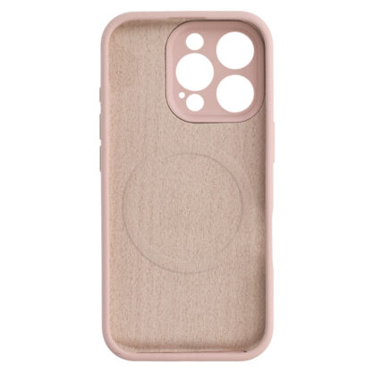 Apple Iphone 15 Pro Rubber Magsafe silikoonkaitse roosa - Image 3