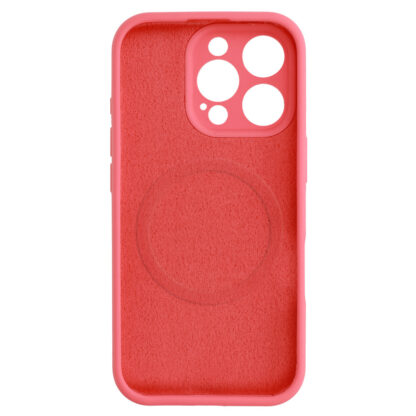 Apple Iphone 15 Pro Rubber Magsafe silikoonkaitse punane - Image 3