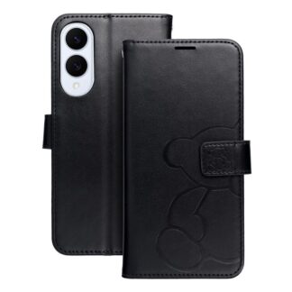 Samsung S25 Edge (5G) / S937 Leather Bear kaitsekott must