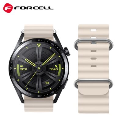 Forcell F-Design 22mm Samsung silikoonist kellarihm beez - Image 4