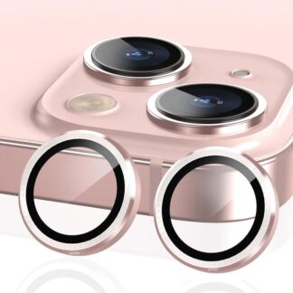 Apple Iphone 15 / Iphone 15 Plus kaamera kaitseklaas roosa