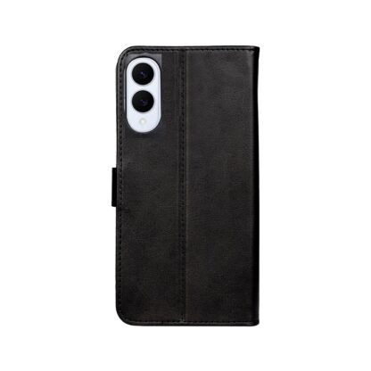 Samsung S25 Edge / S937 Fancy Leather kaitsekott must - Image 2