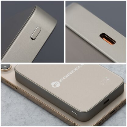 Forcell Magsafe akupank F10k8 / 10000 maH / QC4.0 / 5A / 15W / kuldne - Image 5