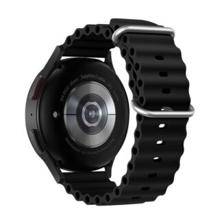 Forcell F-Design 22mm Samsung silikoonist kellarihm must