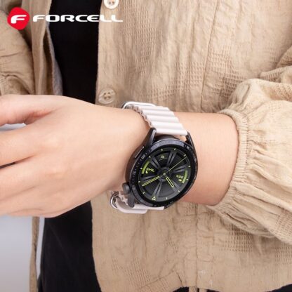 Forcell F-Design 22mm Samsung silikoonist kellarihm beez - Image 3