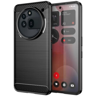 Nothing Phone 3A Pro Carbon silikoonkaitse must