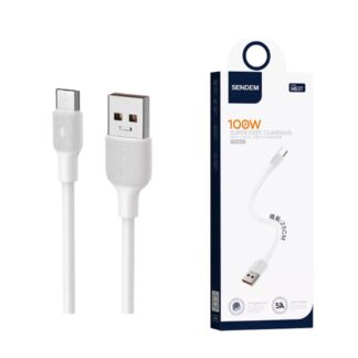 Sendem M63T USB-laadimiskaabel / 5A / 200W / 0.25 meetrine