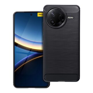 Xiaomi Poco F7 Pro (5G) / Redmi K80 (5G) Carbon silikoonkaitse must