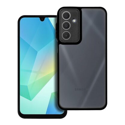 Samsung A15 (4G) / (5G) FrostMatt silikoonkaitse must
