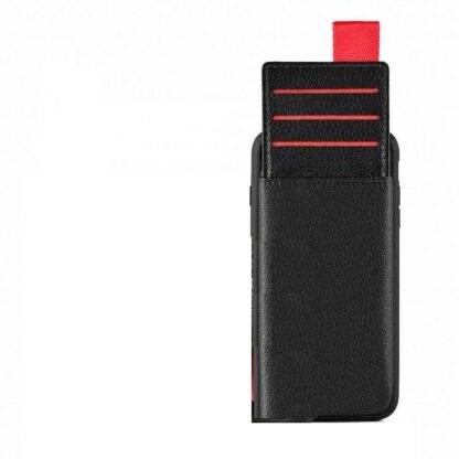 Apple Iphone 13 / Iphone 14 Leather Wallet silikoonkaitse must - Image 2