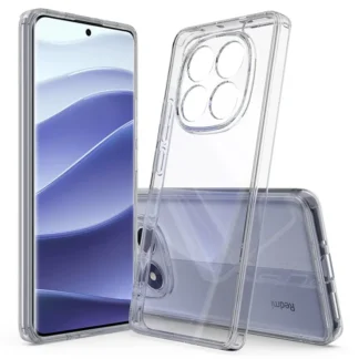 Xiaomi Redmi Note 14 Pro (5G) / Poco X7 (5G) ArmorBumper silikoonkaitse läbipaistev