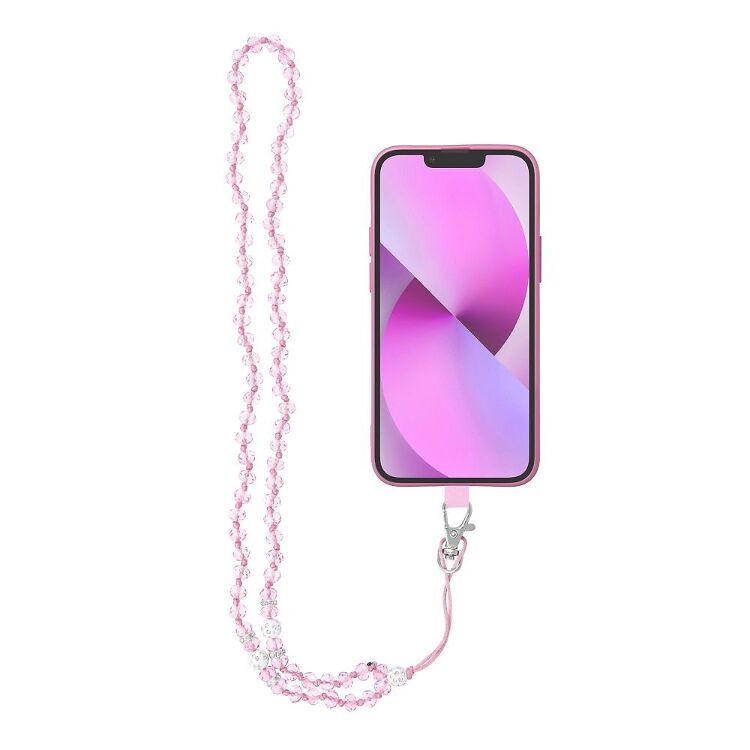 Universaalne kaelapael Crystal Chain roosa - Image 2