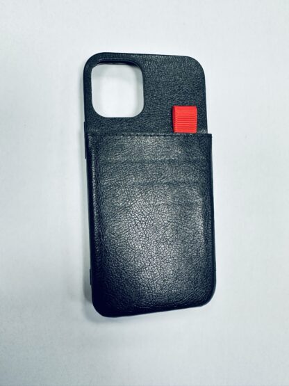 Apple Iphone 13 / Iphone 14 Leather Wallet silikoonkaitse must