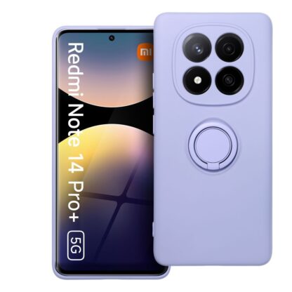 Xiaomi Redmi Note 14 Pro (5G) / Redmi Note 14 Pro Plus (5G) / Poco X7 (5G) Ring silikoonkaitse lilla