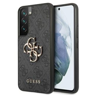 Samsung S22 / S901 Guess Big Metal Logo kõvakate kuldne