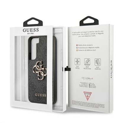 Samsung S22 / S901 Guess Big Metal Logo kõvakate kuldne - Image 3