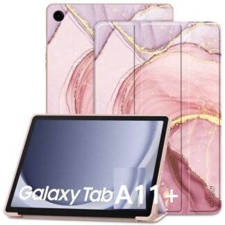 Samsung Tab A11 Plus / X230 / X236 (11″) Marmor kaitsekott roosa